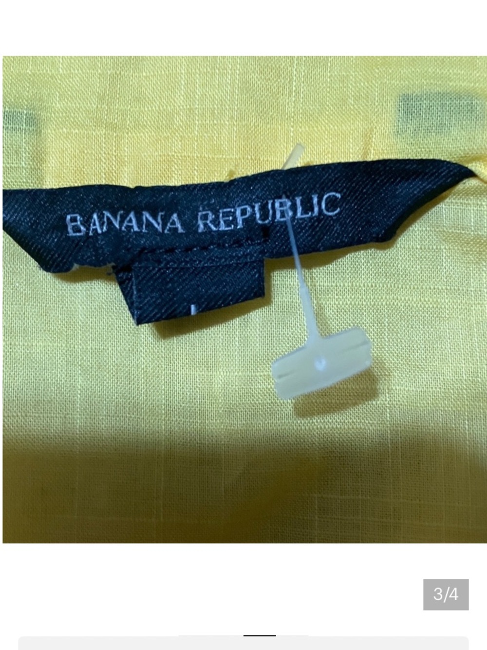 Banana Republic Mustard Yellow Wrap Peplum Top - Picture 4 of 4